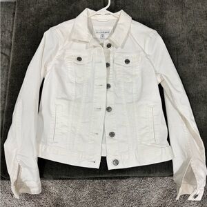 LOFT Off-White Denim Jacket